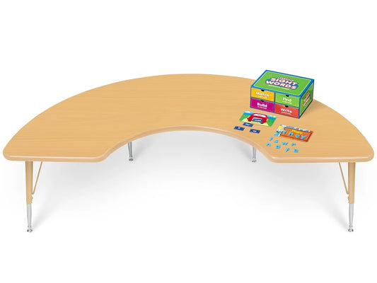 Natural Adjustable Group Tables - US 8349