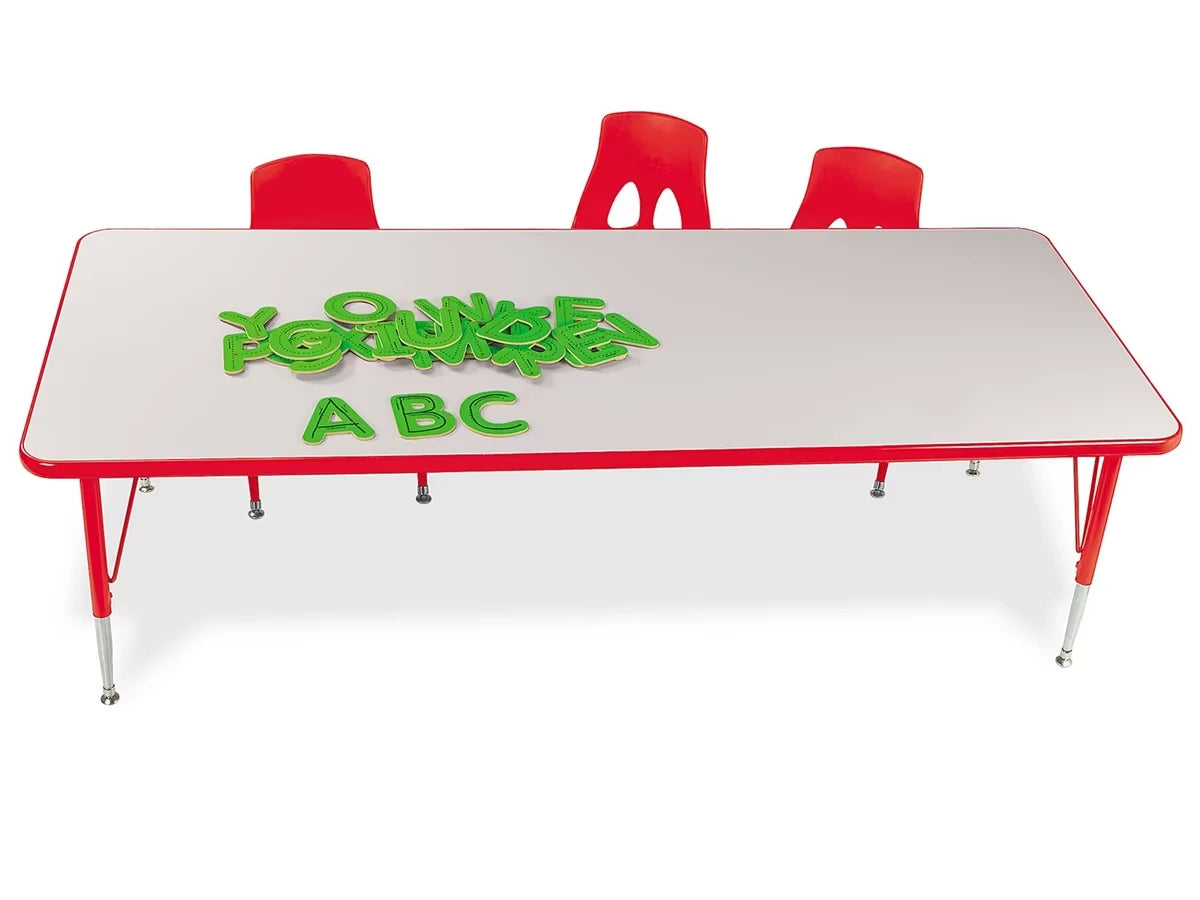Rainbow Adjustable Rectangular Tables - US 5278