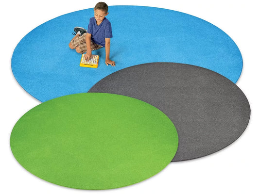 Flex-Space Comfy Round Classroom Carpets - US 8527