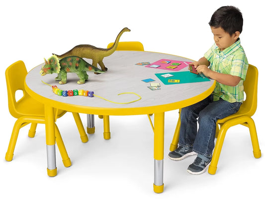 Kids Colors™ Adjustable Round Tables - US 9619