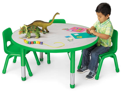 Kids Colors™ Adjustable Round Tables - US 9619