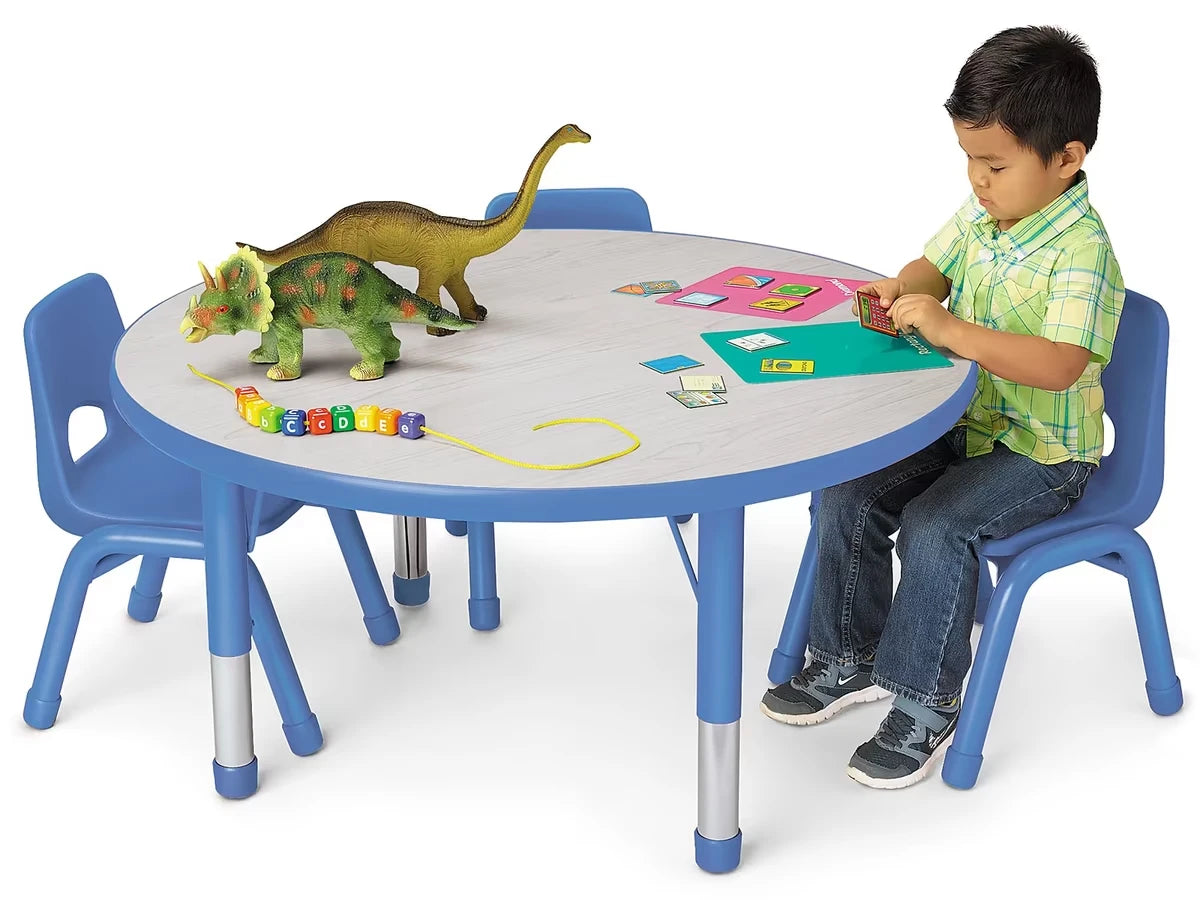 Kids Colors™ Adjustable Round Tables - US 9619