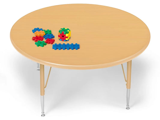 Natural Adjustable Round Tables - US 1064