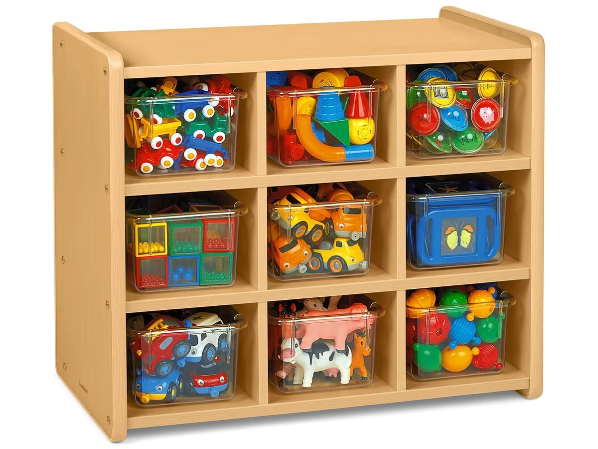 Heavy-Duty Toddler Cubby Storage Unit - US 7216