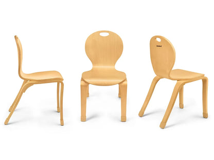 Classic Birch Classroom Stacking Chairs - US 2664