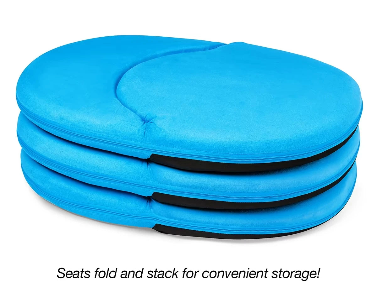 Flex-Space Washable Comfy Floor Seat - Blue at Lakeshore Learning - US 6409
