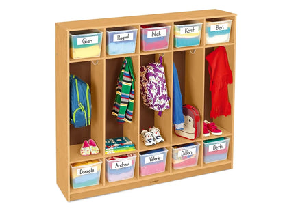 Classic Birch Coat Lockers for 10 - US 8455