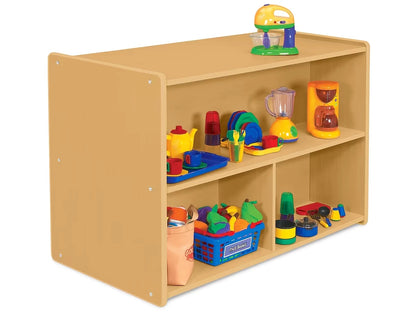 Heavy-Duty Preschool Double-Sided Storage Unit - US 7767