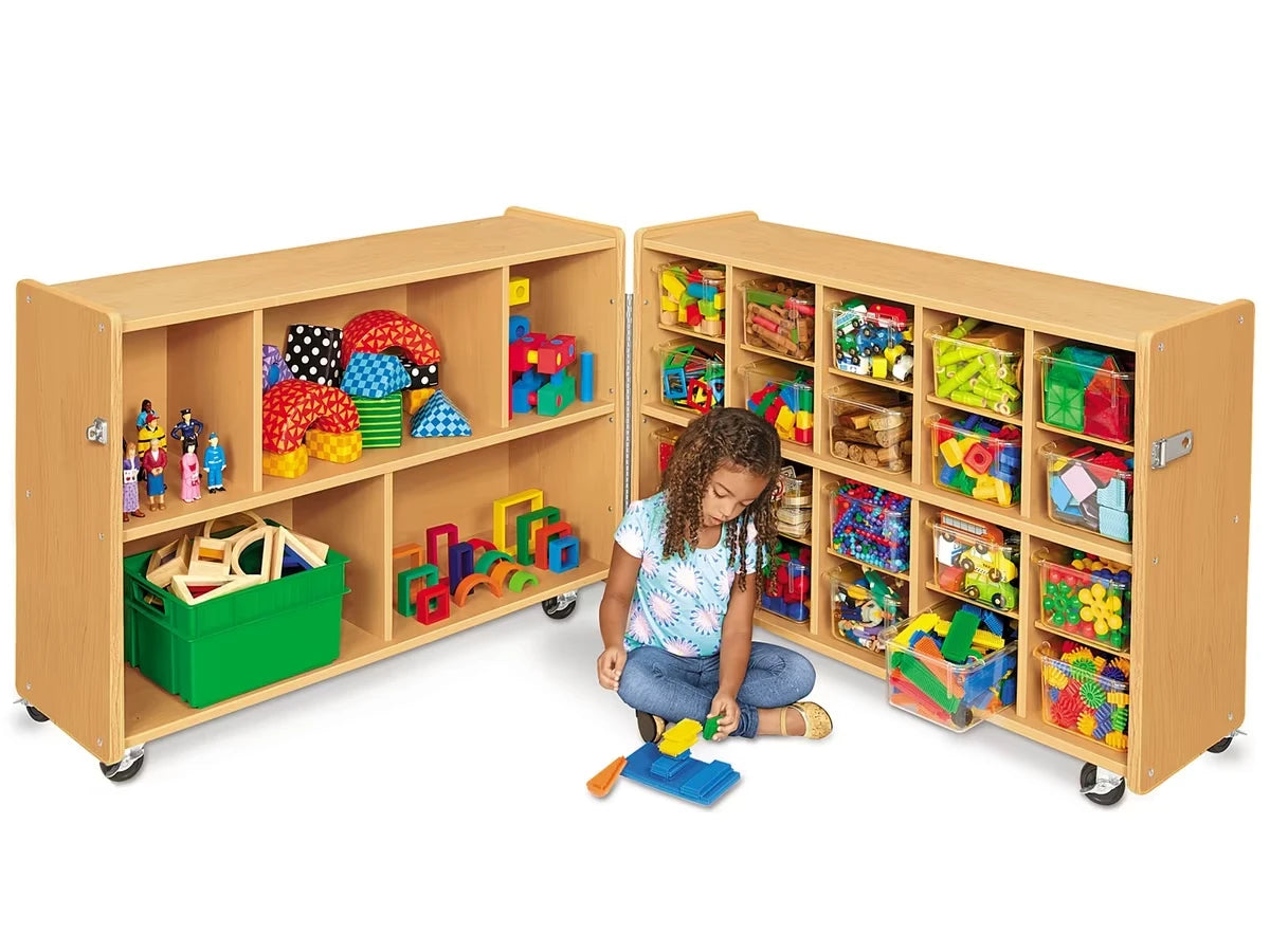 Heavy-Duty Fold & Roll Cubby Unit - US 6266