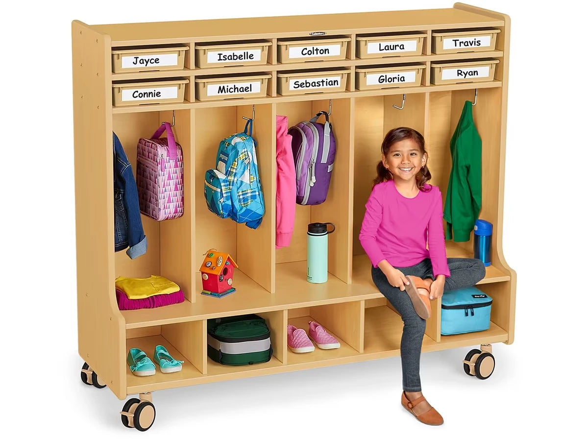 Flex-Space Jr.® Mobile Coat Lockers for 10 - US 3778