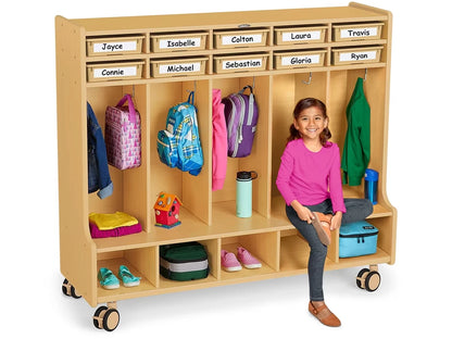 Flex-Space Jr.® Mobile Coat Lockers for 10 - US 3778