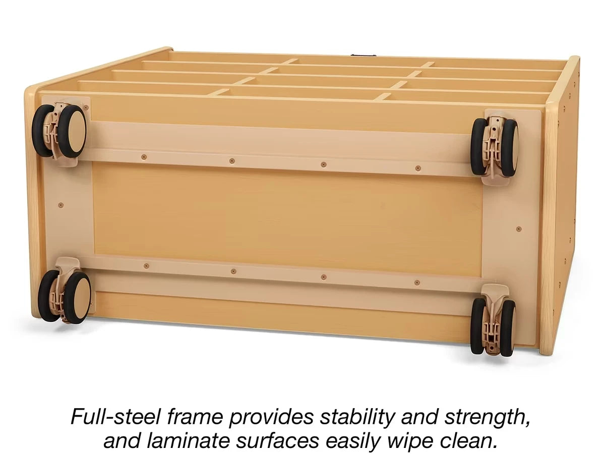 Flex-Space Jr.® Mobile Big Bin Storage Unit - US 7233