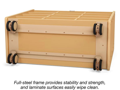 Flex-Space Jr.® Mobile Big Bin Storage Unit - US 7233