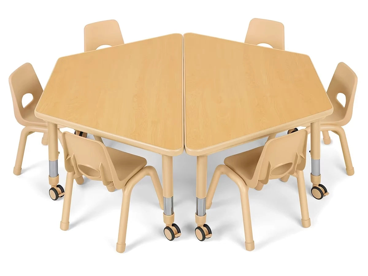 Flex-Space Jr.® Mobile Trapezoid Table - US 4189