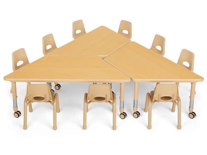 Flex-Space Jr.® Mobile Trapezoid Table - US 4189