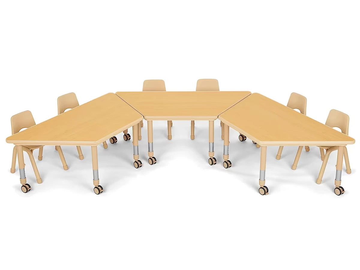 Flex-Space Jr.® Mobile Trapezoid Table - US 4189