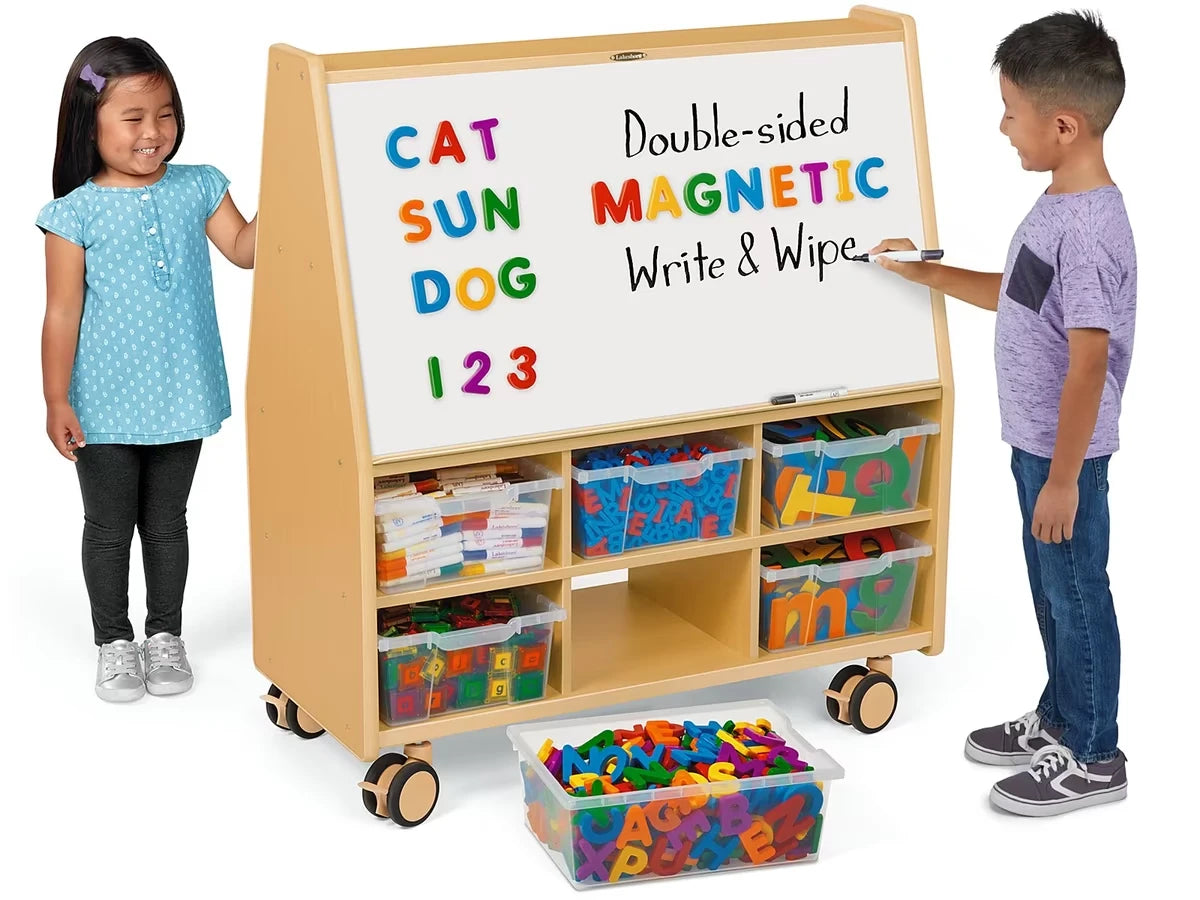Flex-Space Jr.® Mobile Double-Sided Magnetic Write & Wipe Activity Center - US 5791