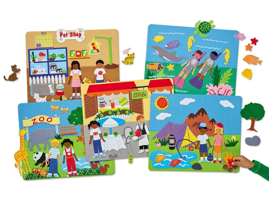 Create-A-Scene Felt Board Series - US 7073