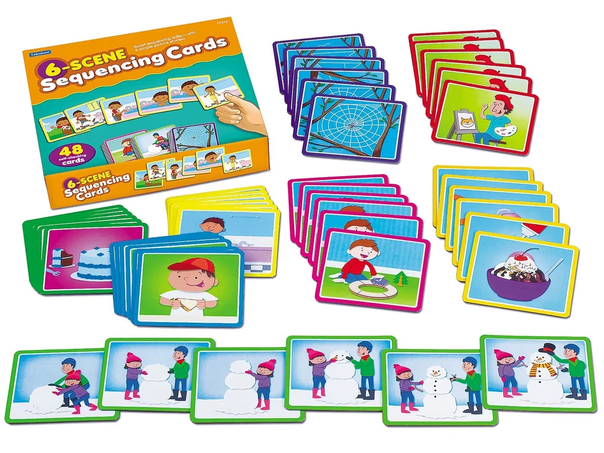 6-Scene Sequencing Cards - US 1813