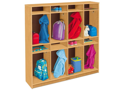Classic Birch Individual Coat Lockers for 8 - US 1235