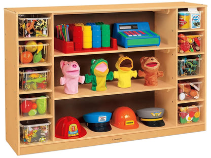 Classic Birch Cubbies & Shelves Large Storage Unit - US 7121