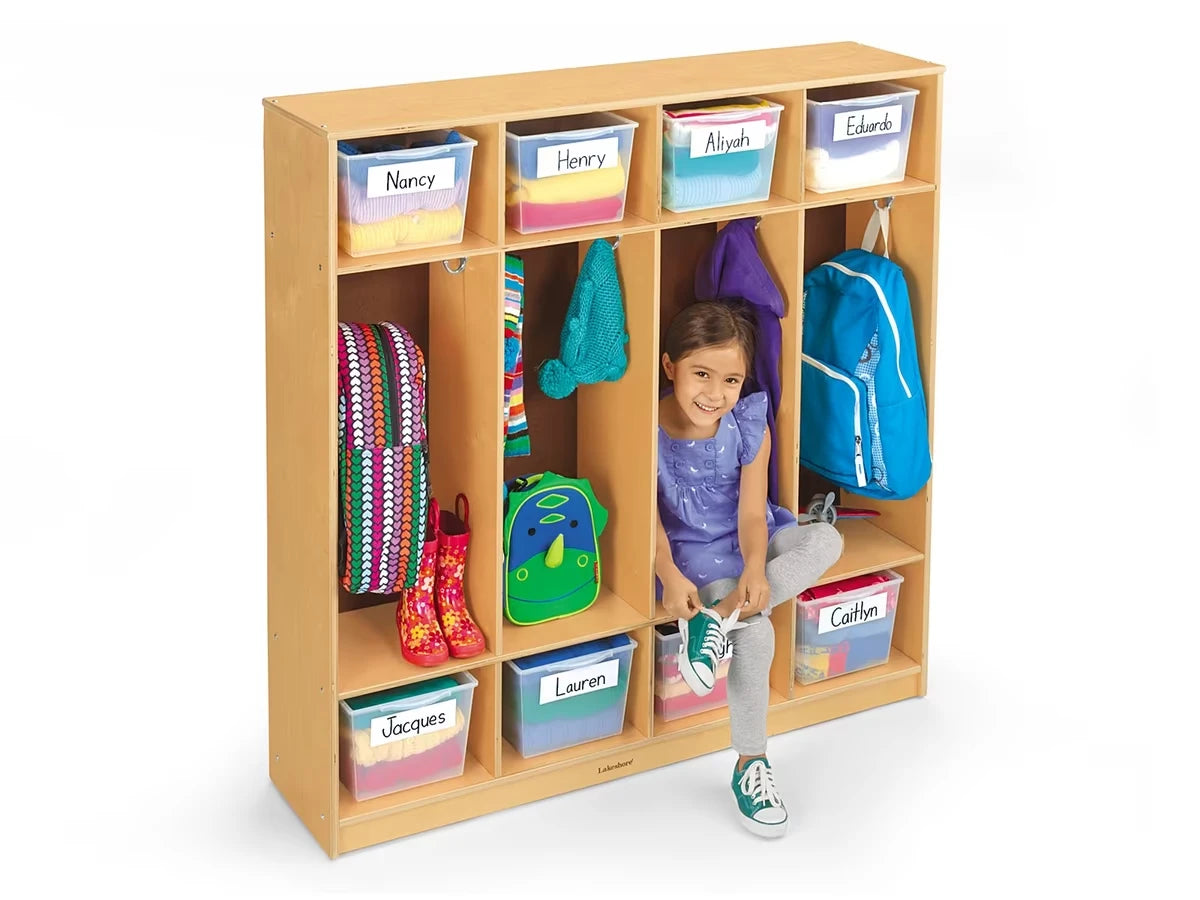 Classic Birch Coat Lockers for 8 - US 6450