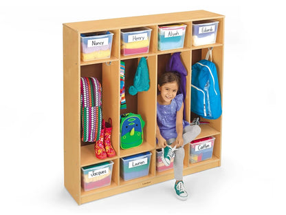 Classic Birch Coat Lockers for 8 - US 6450
