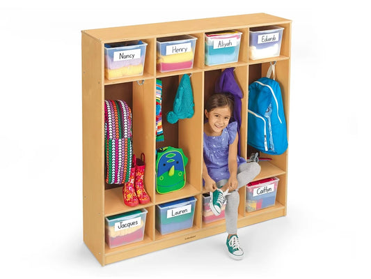 Classic Birch Coat Lockers for 8 - US 6450