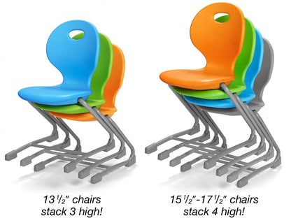 Flex-Space Ergo Bounce Cantilever Chairs - US 7119