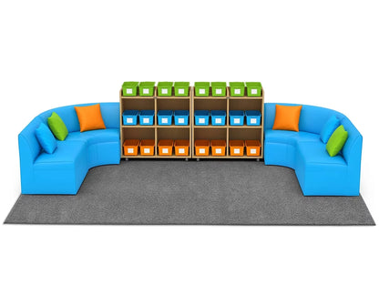 Flex-Space Comfy Couch Reading & Research Zone - US 9247