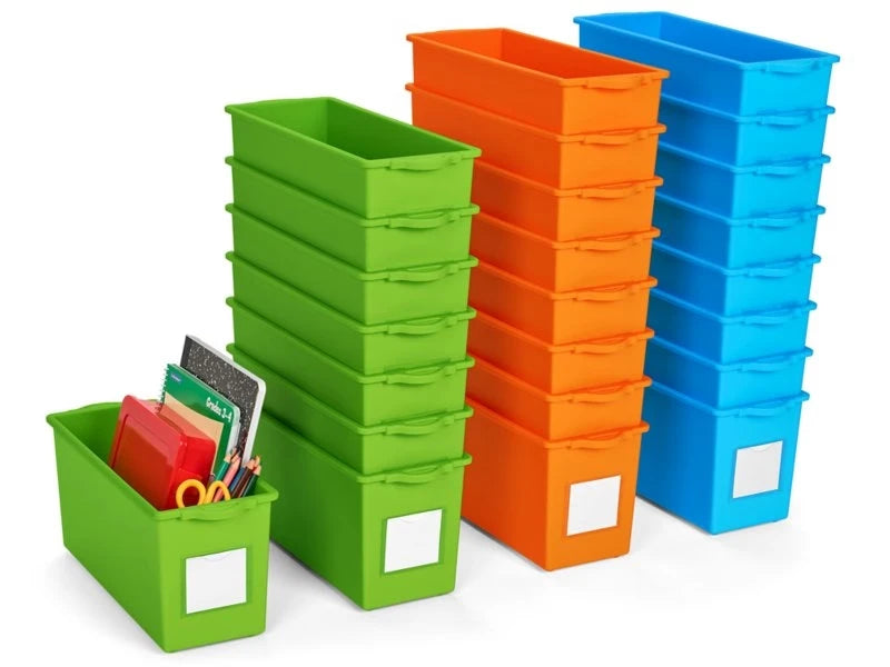 Flex-Space Mobile Storage Bin Center for 24 Students - Maple - US 1763