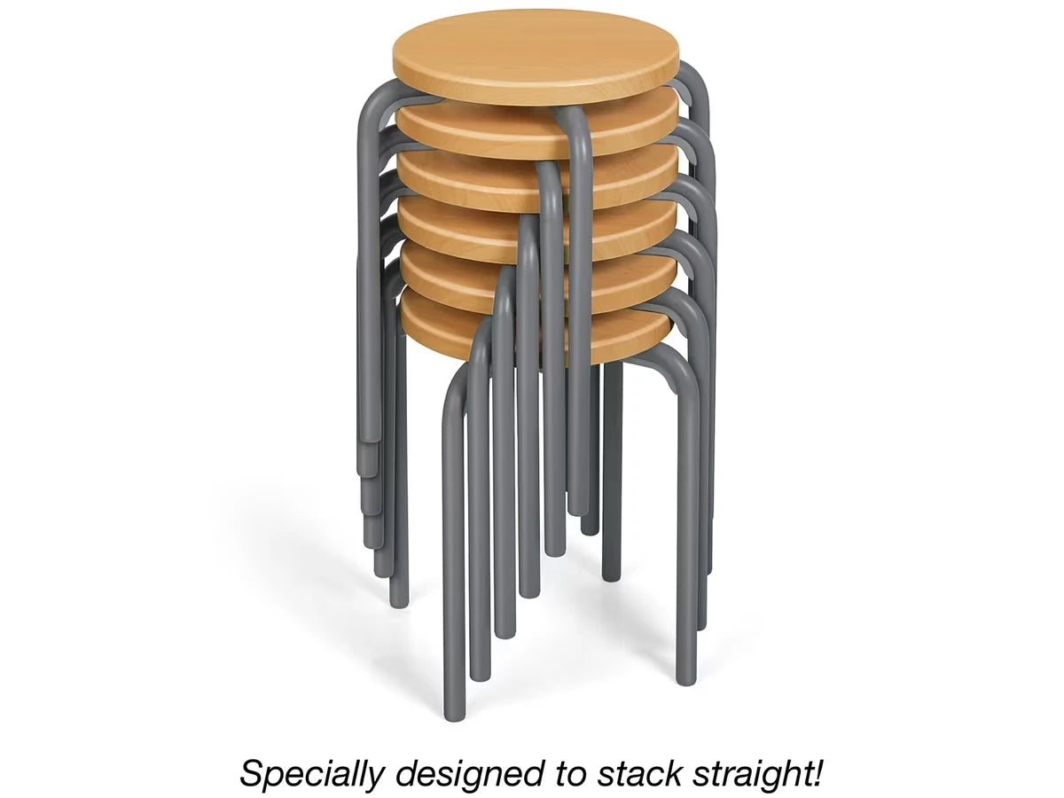 Flex-Space Premium Stacking Stools - Maple - US 9765