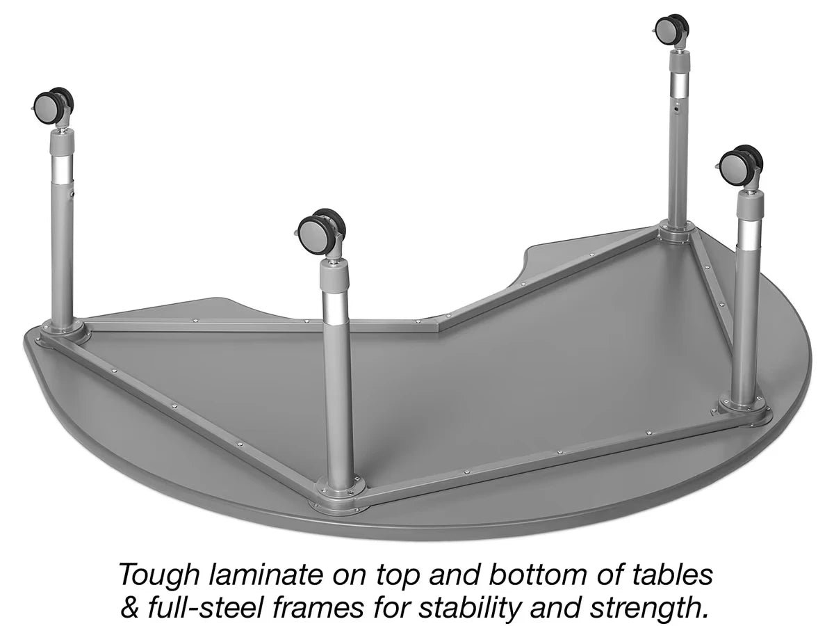 Flex-Space Mobile Group Table - Maple - US 2725