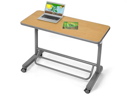 Flex-Space Mobile Standing Desk for Two - Maple - US 3127