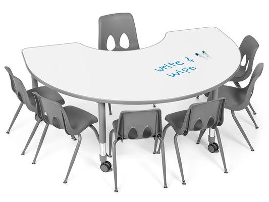 Flex-Space Write & Wipe Group Table Teaching Zone - US 4950
