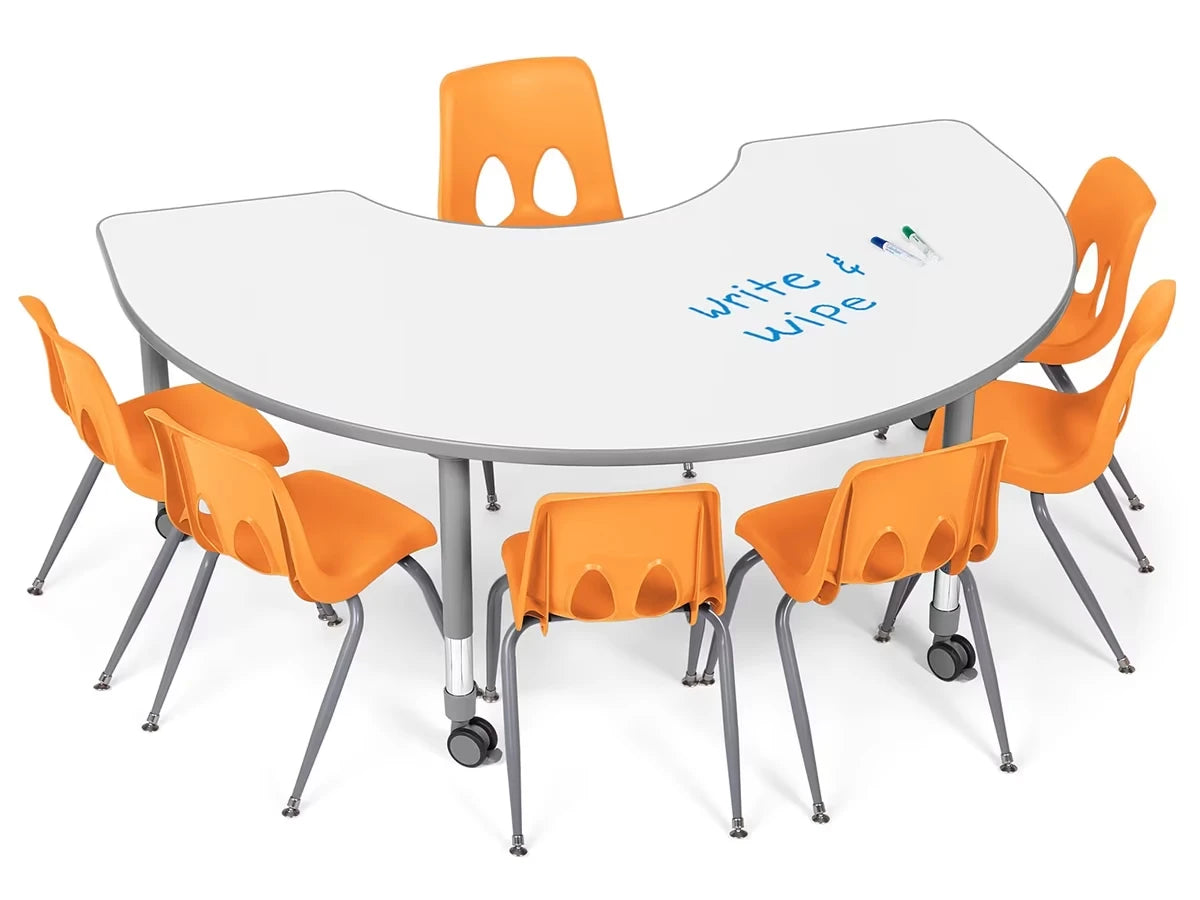 Flex-Space Write & Wipe Group Table Teaching Zone - US 4950