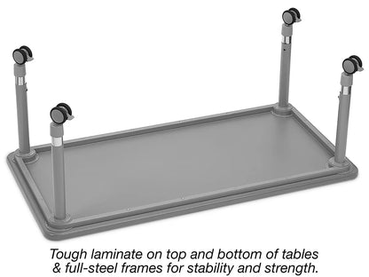 Flex-Space Write & Wipe Mobile Rectangular Table - US 1760
