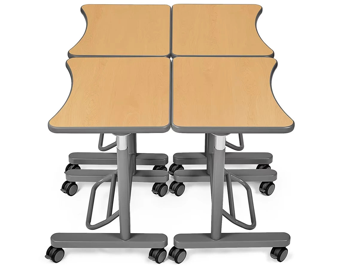Flex-Space Mobile Standing Desk - Maple - US 3851