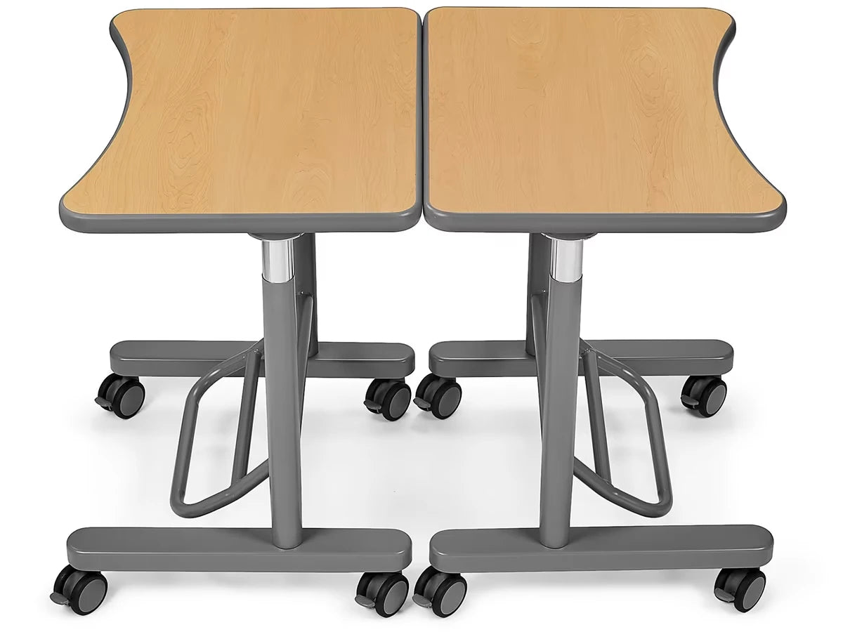 Flex-Space Mobile Standing Desk - Maple - US 3851