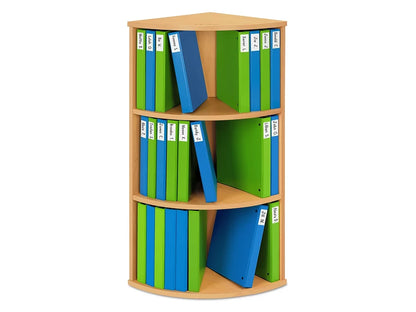 Flex-Space 3-Shelf Binder Storage Center - Maple - US 4299