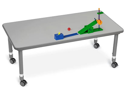 Flex-Space Mobile Rectangular Tables - Gray - US 5969