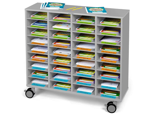Flex-Space Mobile Student Work Organizer - Gray - US 6259
