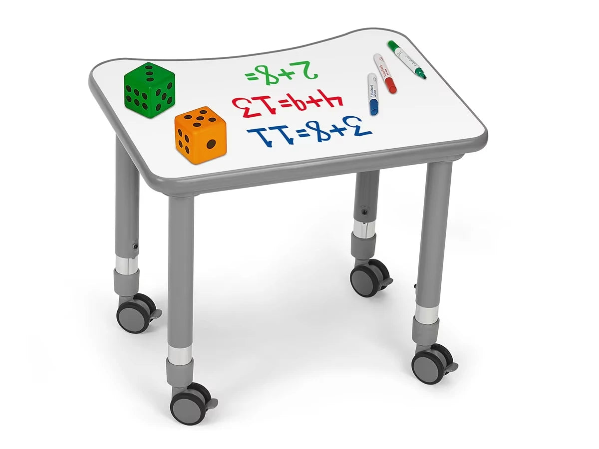 Flex-Space Write & Wipe Mobile Student Desk - US 9496