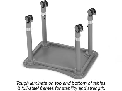 Flex-Space Write & Wipe Mobile Student Desk - US 9496