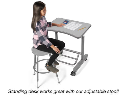 Flex-Space Mobile Standing Desk - Gray - US 7034