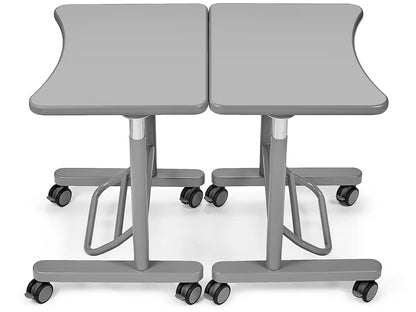 Flex-Space Mobile Standing Desk - Gray - US 7034