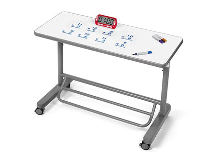 Flex-Space Write & Wipe Mobile Standing Desk for Two - US 2032