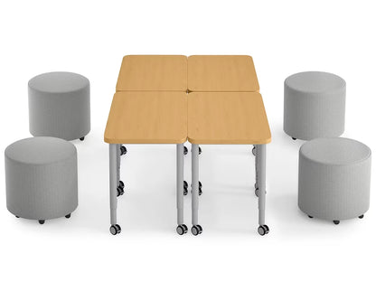 Modern Edge Mobile Lounge Seat & Desk Zone - US 8483