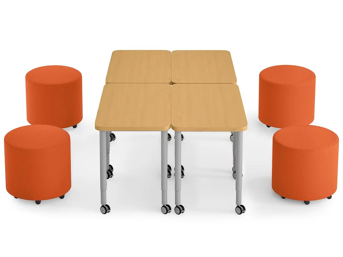 Modern Edge Mobile Lounge Seat & Desk Zone - US 8483