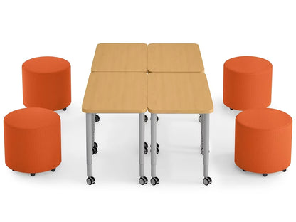 Modern Edge Mobile Lounge Seat & Desk Zone - US 8483